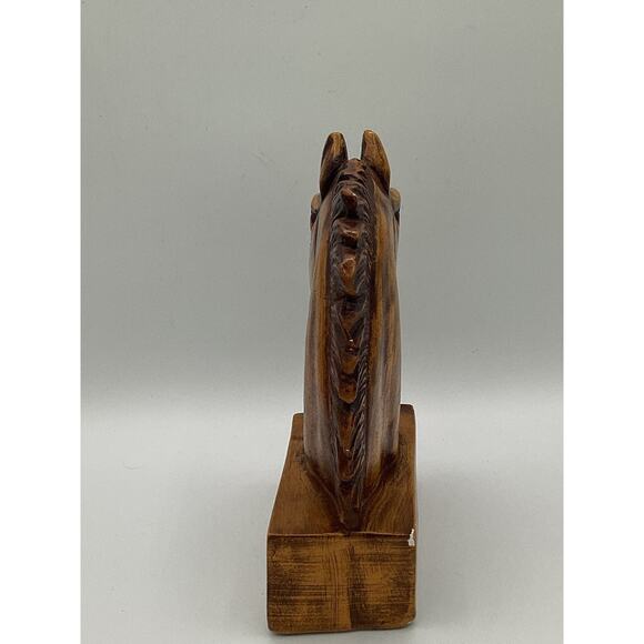 VTG Horse Head Statue Figurine Ceramic Modern Contemporary 8.5" 80s Rare - Picture 7 of 7